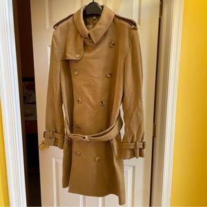 Men’s Burberry Cashmere Trench Coat